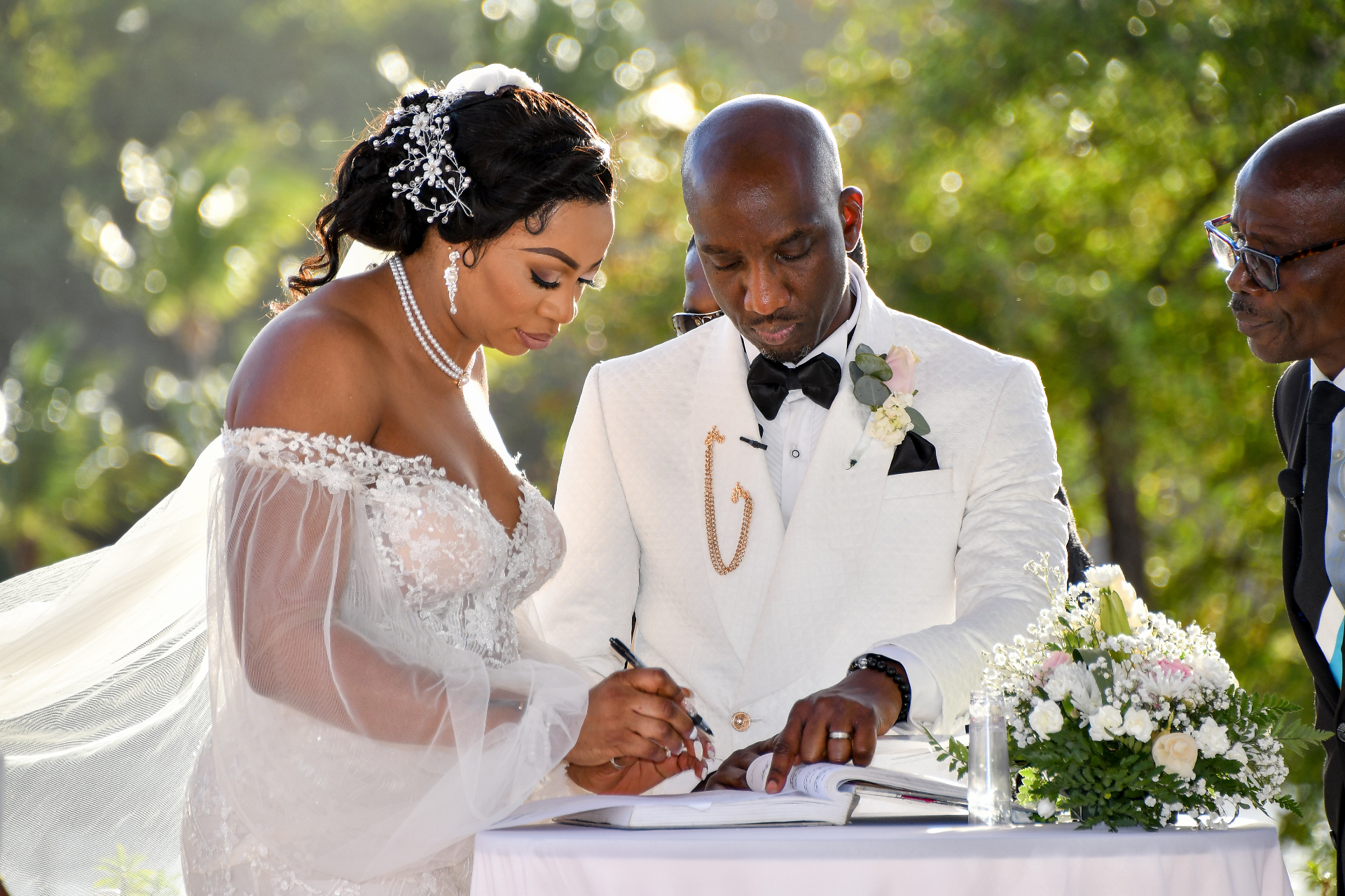 Elegant wedding celebration