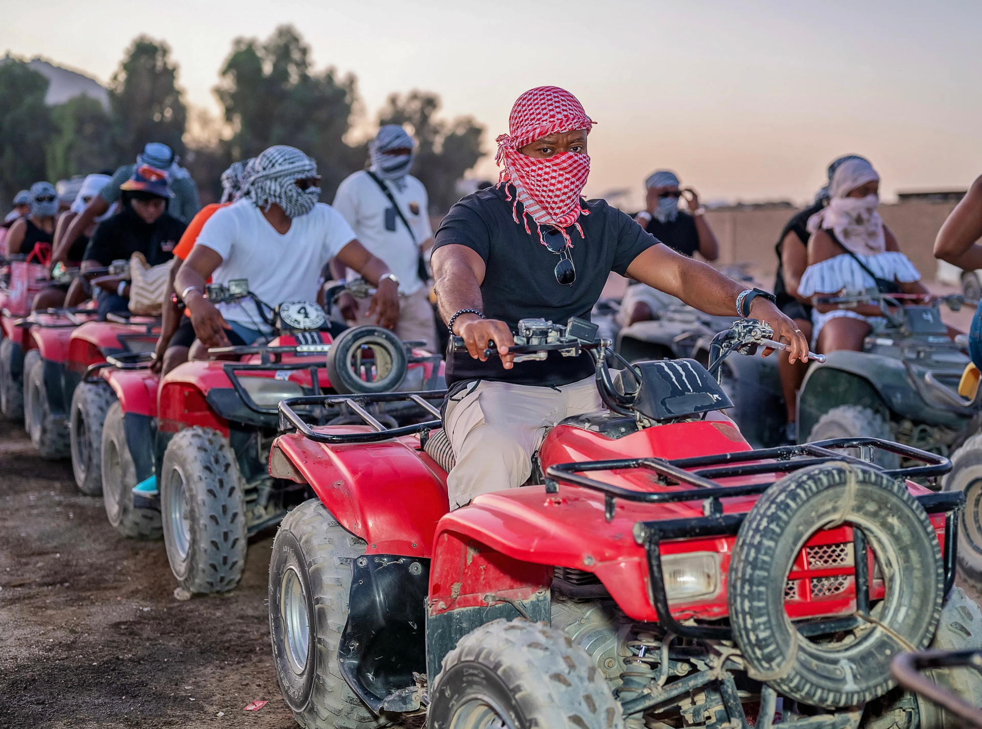Desert quad bike adventure